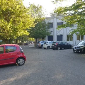 Soufflage et ramassage de feuilles à Grenoble (Isère)